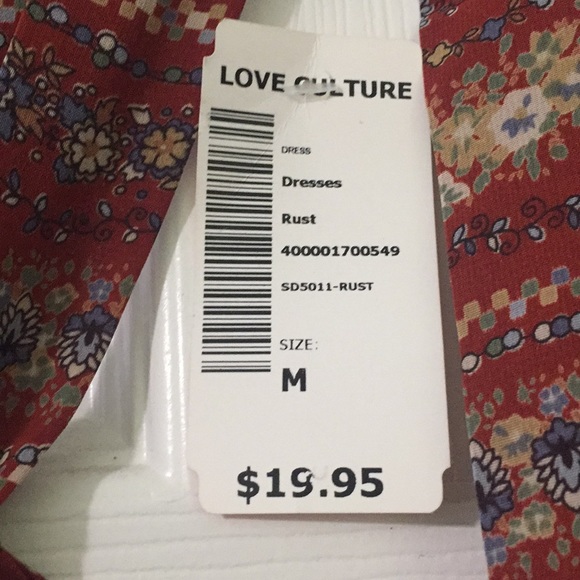 NWT LOVE CULTURE DRESS - Picture 4 of 4